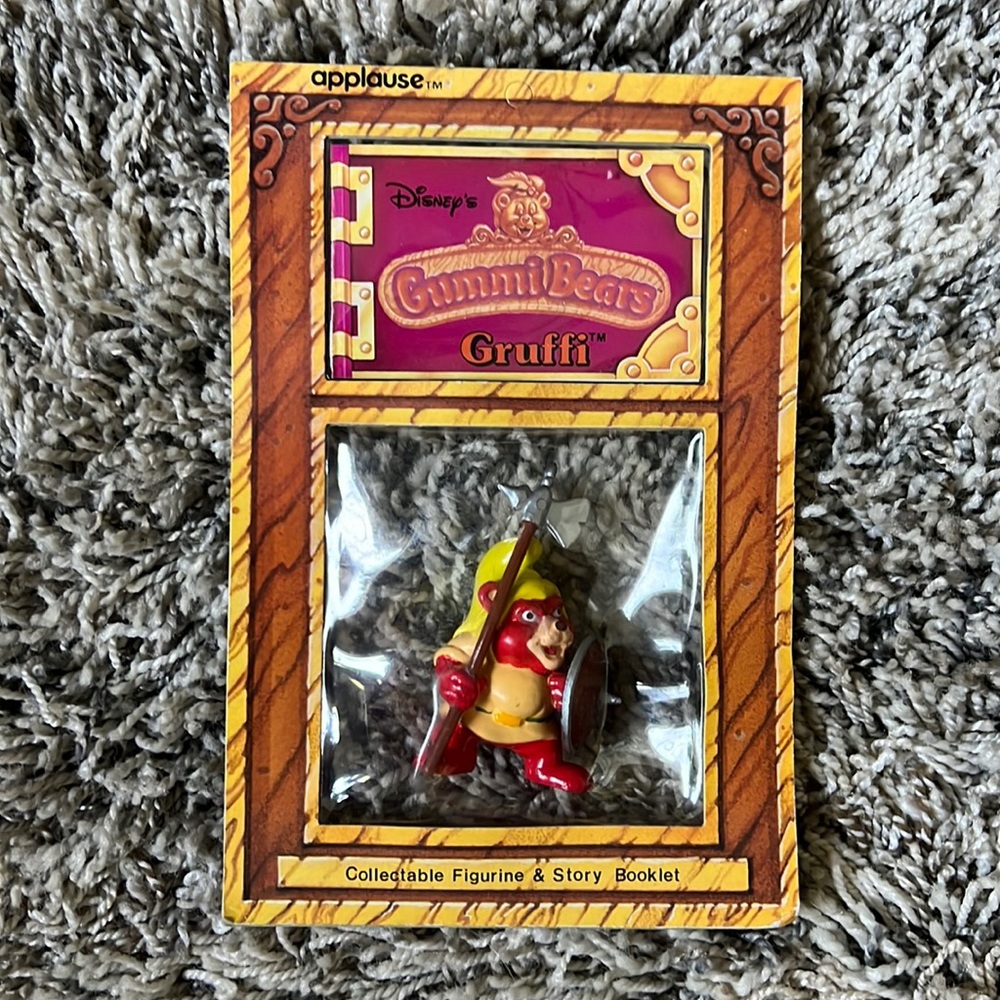 Vintage Gummi bear “Gruffi” figurine